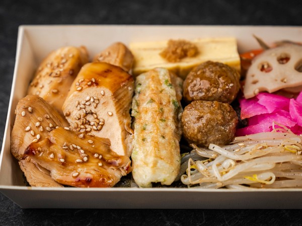 鶏照り焼きの海苔重ね