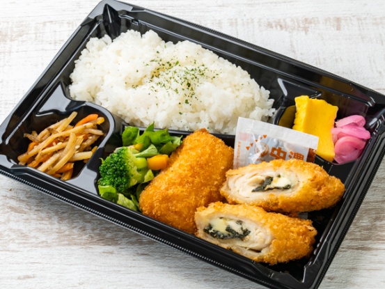 ささみチーズとカニクリームコロッケ弁当