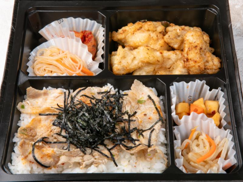 【豪快2品】国産豚ネギ塩ダレ&鶏の辛口特製スパイス