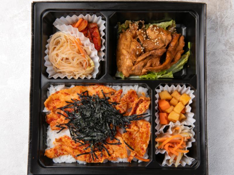 【豪快2品】豚バラの甘辛ダレ焼肉＆鶏の照り焼き