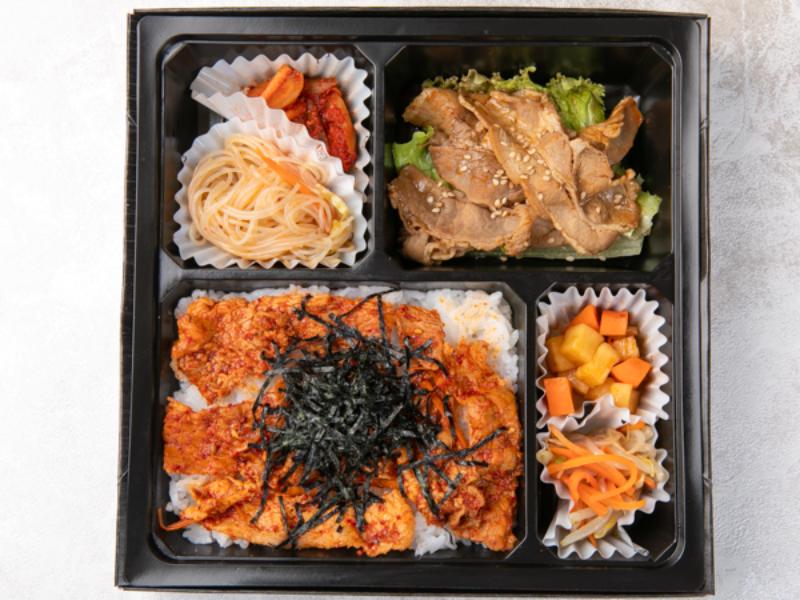 【豪快2品】牛焼肉甘辛ダレ&豚バラ生姜焼き