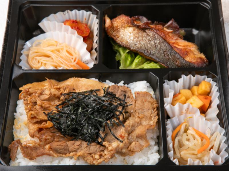 【肉×魚】牛バラ焼肉の和風ダレ&鮭タレ焼き