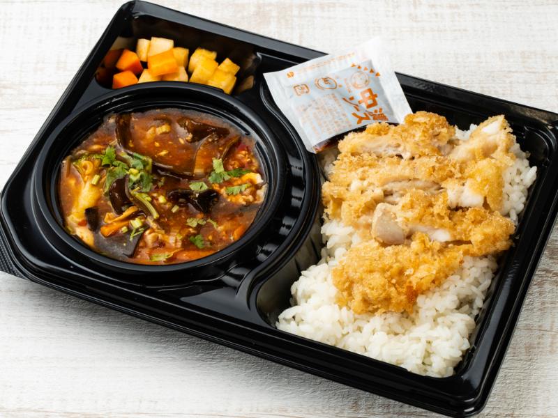 【大満足】中華麻婆豆腐＆豚カツ