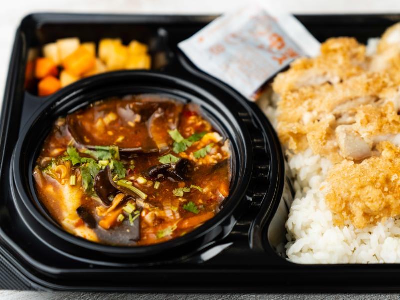 【大満足】中華麻婆豆腐＆豚カツ