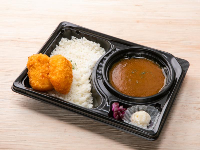 カニクリームコロッケカレー