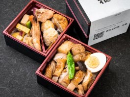 新日本料理 高雅の（新）かしわのすき焼重 二段弁当 2,160円｜【お弁当