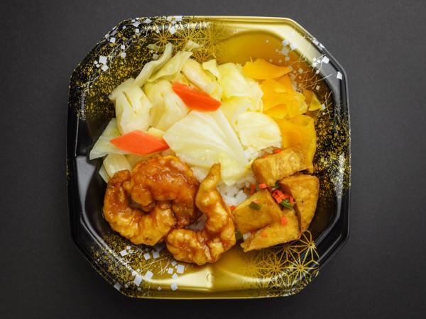 甘辛海老丼