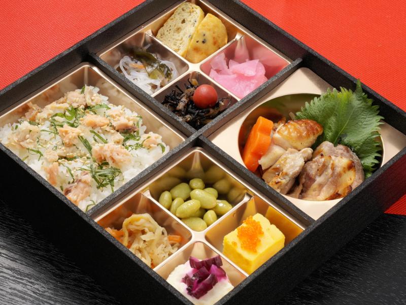 若鳥の西京焼きと鮭まぶしご飯