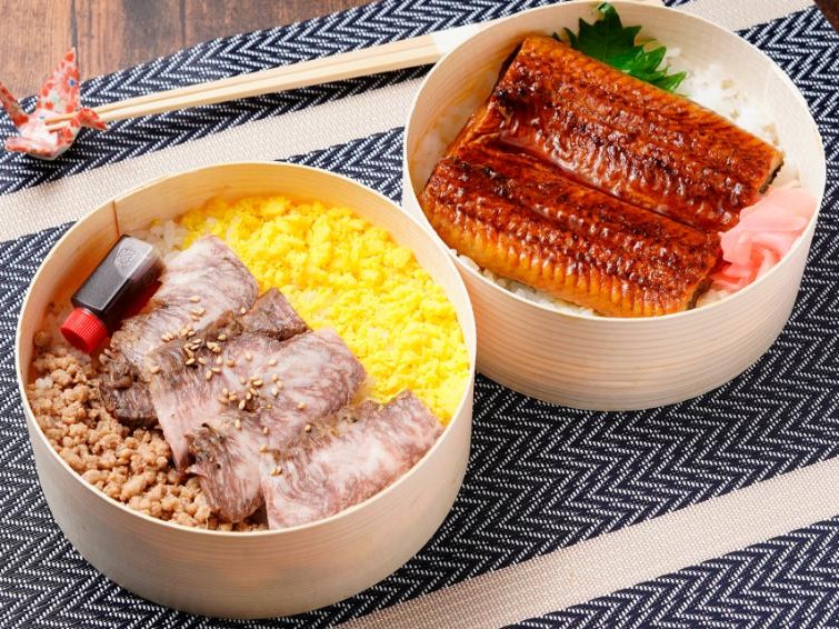 A5黒毛和牛カルビ＆鰻の2段弁当［U－18］