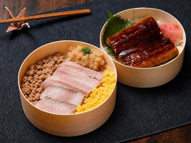 A5黒毛和牛極上カルビ＆鰻の2段弁当