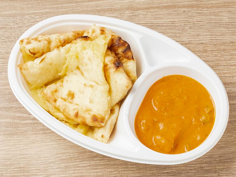 【Ｂセット】ベジタブルカレー＆チーズナン