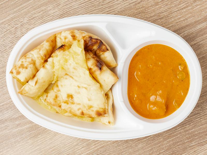 【Ｂセット】ベジタブルカレー＆チーズナン
