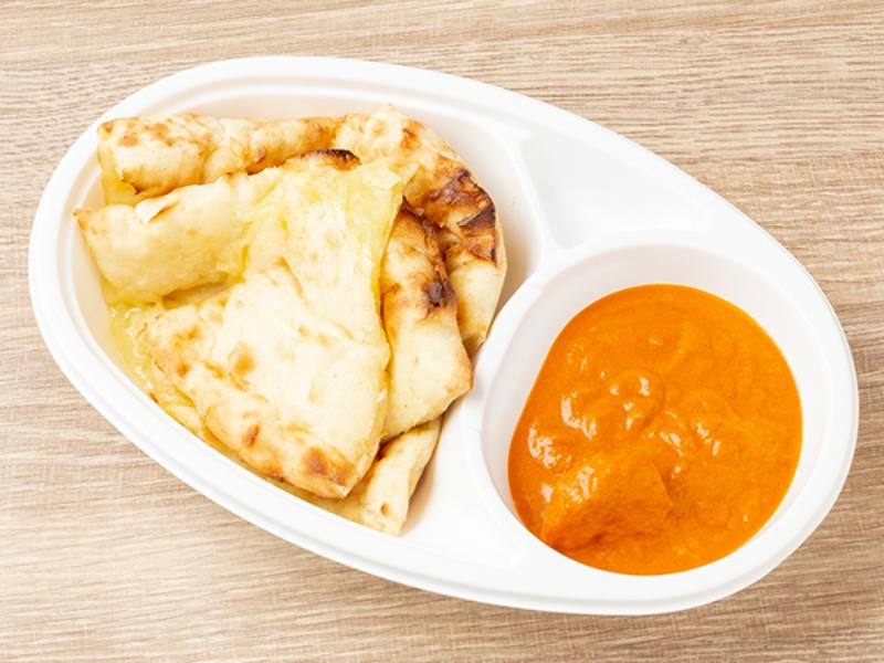 【Ｂセット】バターチキンカレー＆チーズナン