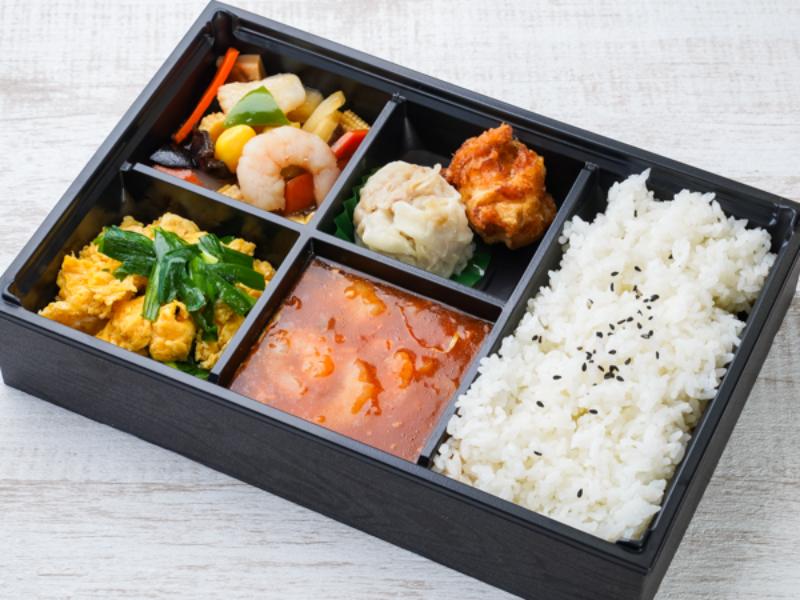 エビチリ＆八宝菜 中華幕の内