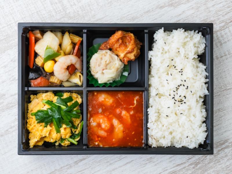 エビチリ＆八宝菜 中華幕の内