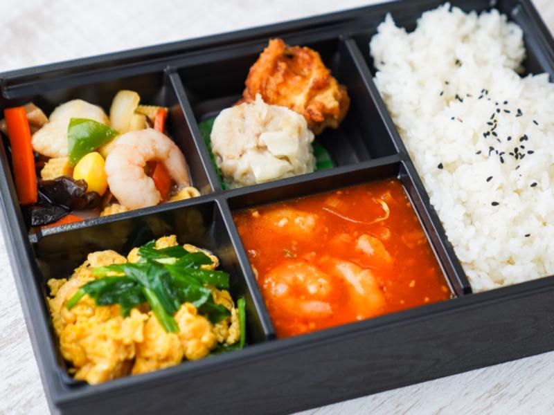 エビチリ＆八宝菜 中華幕の内