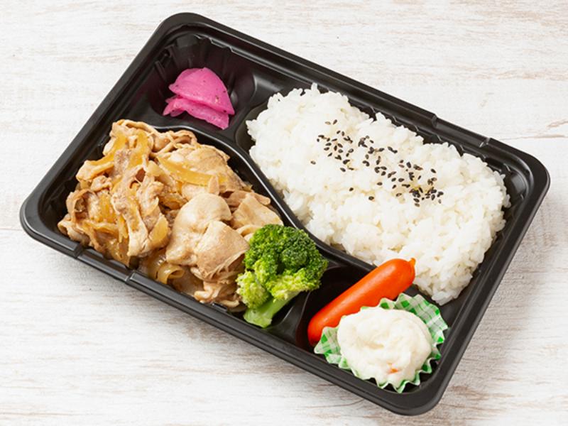 ガビン弁当豚の生姜焼き