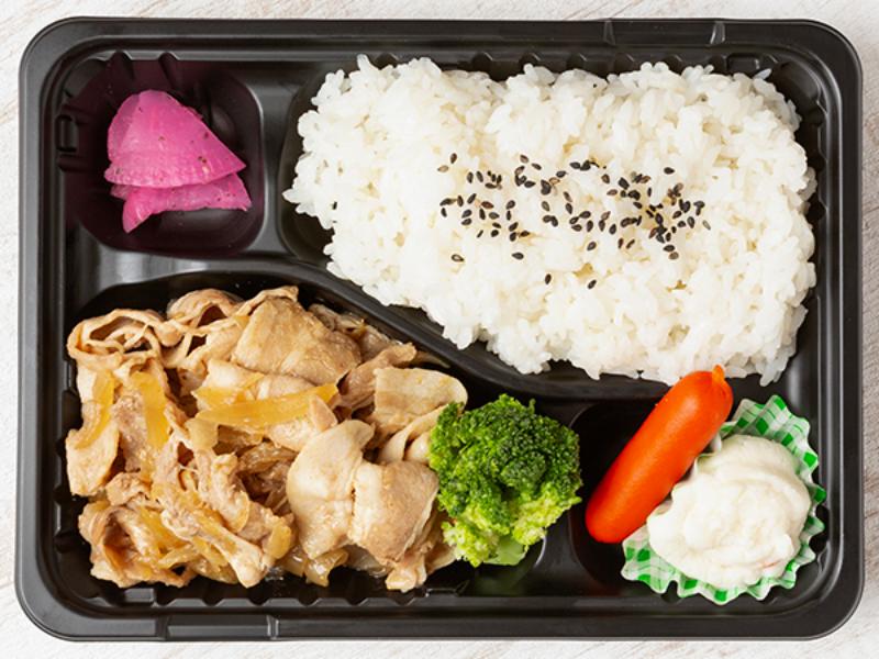 ガビン弁当豚の生姜焼き