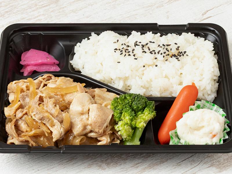 ガビン弁当豚の生姜焼き