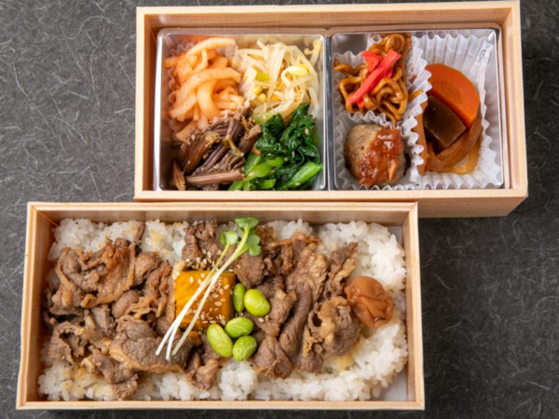カルビ2段弁当