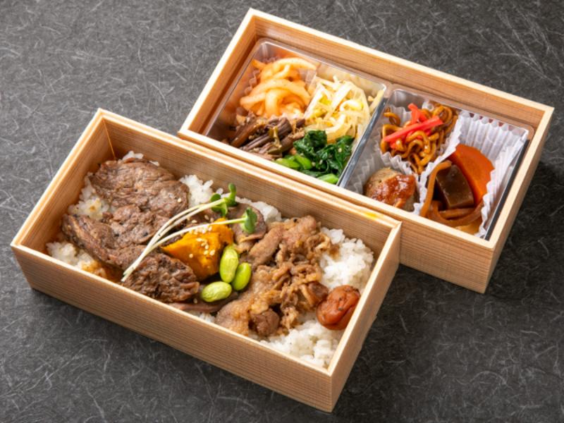 焼肉盛り合わせ２段弁当