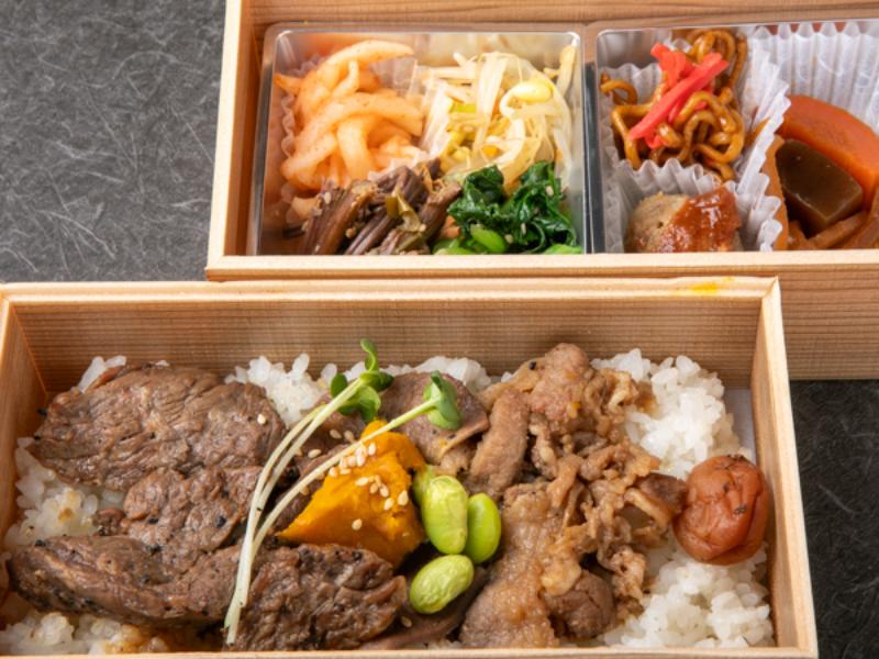 焼肉盛り合わせ２段弁当