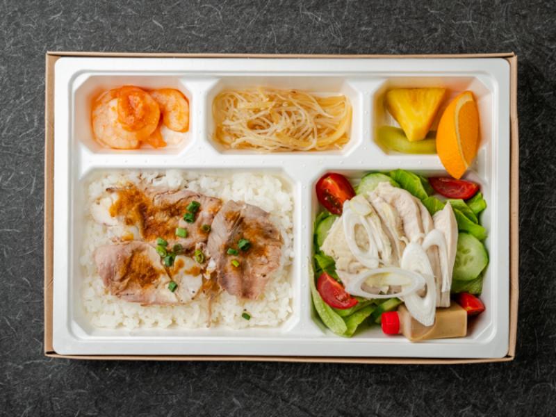 水郷とりのバンバンジーサラダ弁当