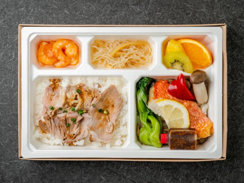 銚子産金目鯛の中華蒸し弁当