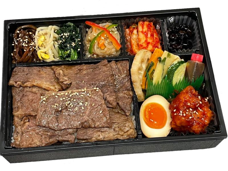 【炭火焼肉幕の内弁当】黒毛和牛カルビ