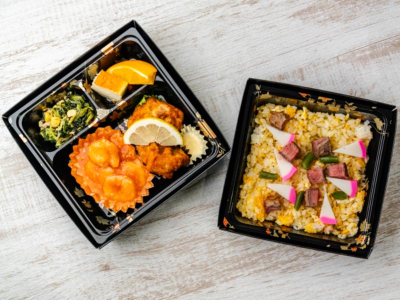 常陸牛ステーキ炒飯弁当