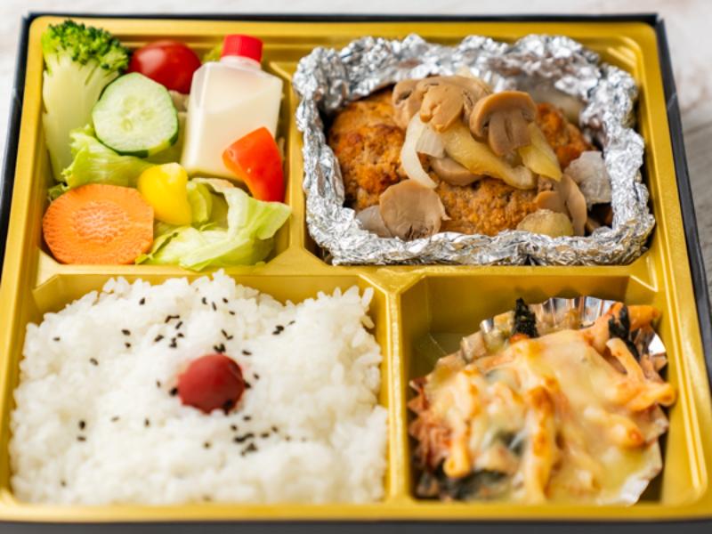 常陸牛ハンバーグホイル焼弁当