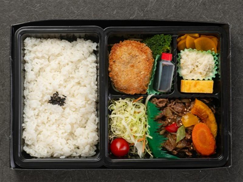 【贅沢ダブルメイン】黒毛和牛メンチかつと佐賀牛焼肉弁当