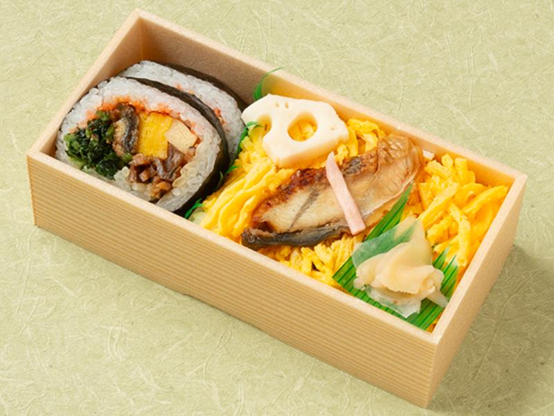 【6月1日～8月31日お届け分限定】うなぎの巻寿司とちらし寿司