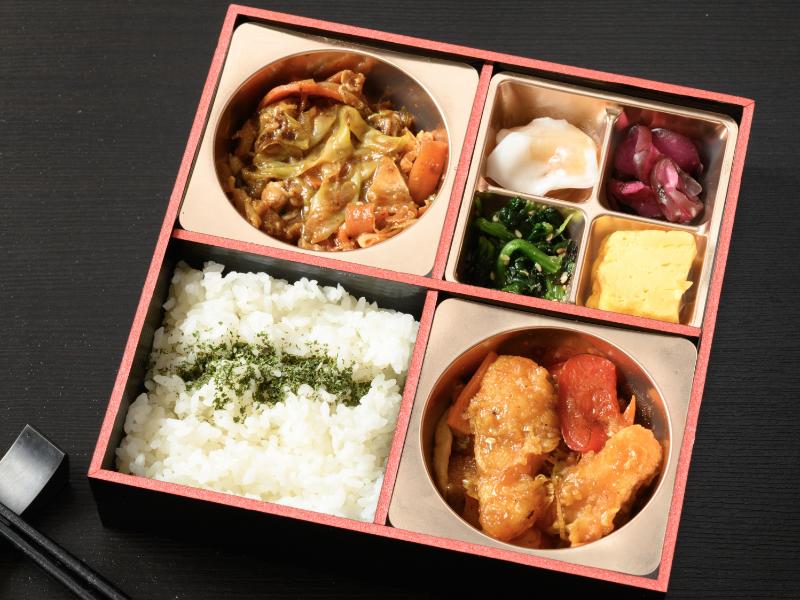 酢豚と回鍋肉弁当