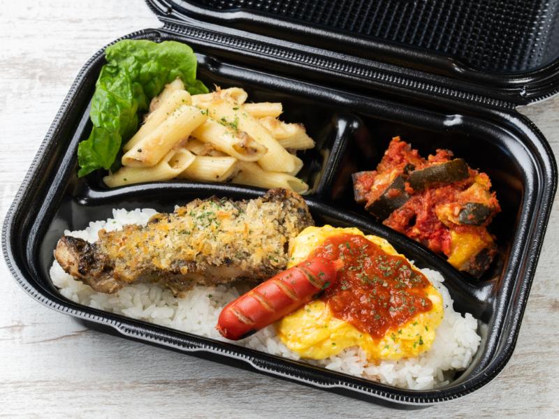 黒むつのバジルパン粉焼き弁当