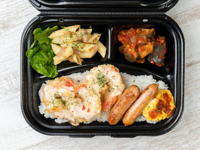 ブラックタイガー海老マヨ弁当