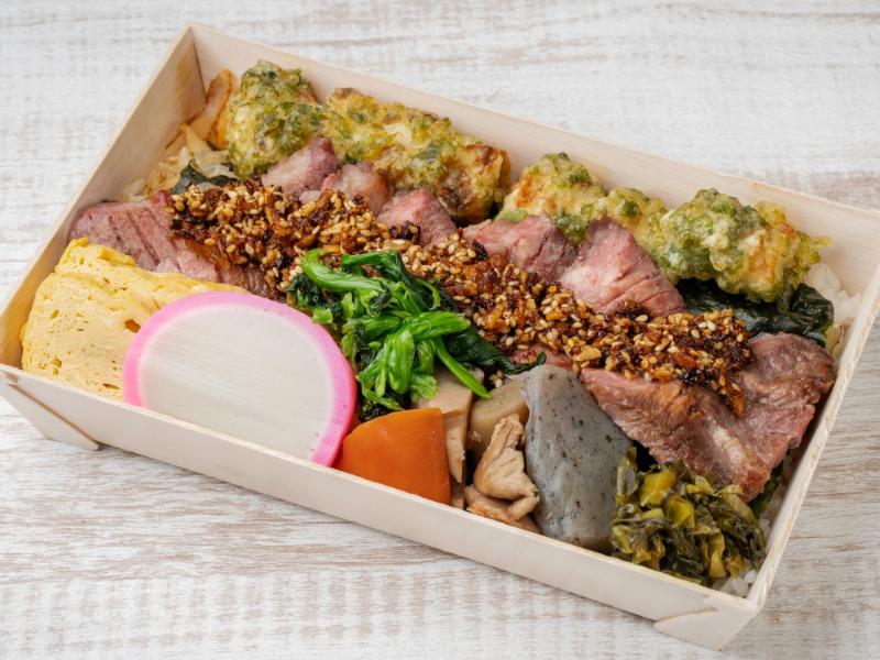 厚切り牛タンステーキ海苔弁当