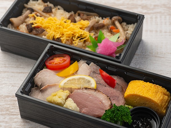 3種のローストと牛めし御膳