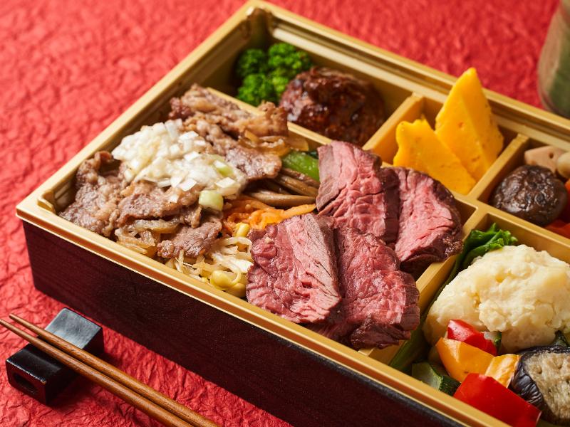 特A和牛イチボ＆炭焼きネギ塩カルビ御膳