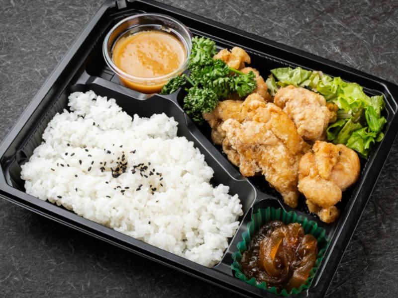 からあげ弁当〜特製マヨどれ付き〜