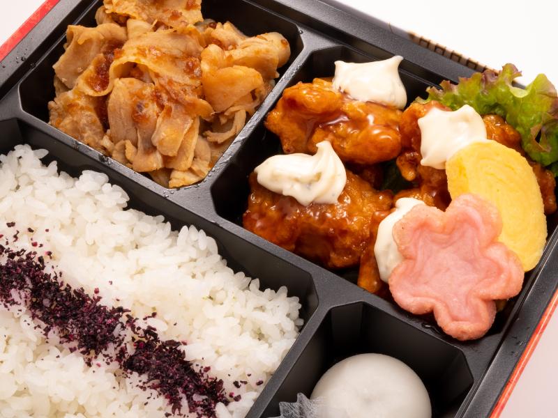 チキン南蛮＆豚の生姜焼き弁当