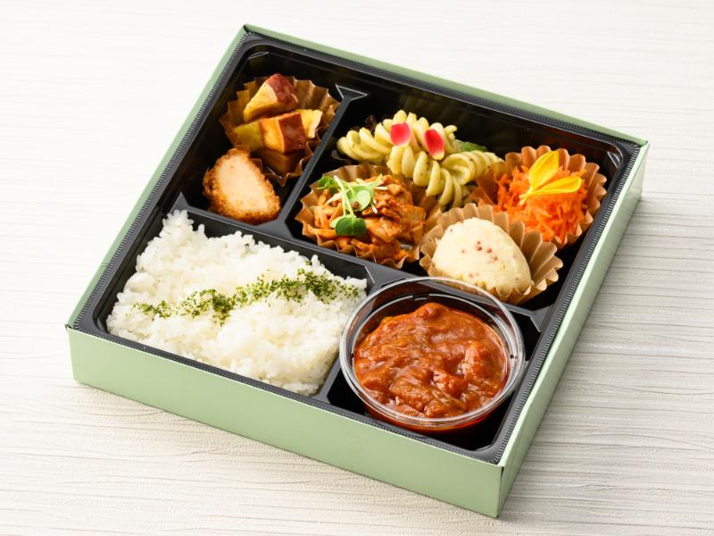 チキントマトカレーの洋風弁当