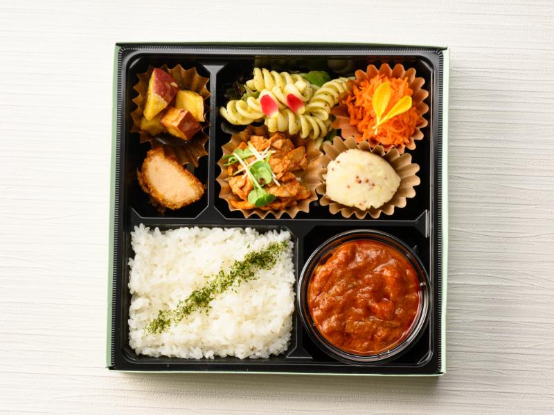 チキントマトカレーの洋風弁当
