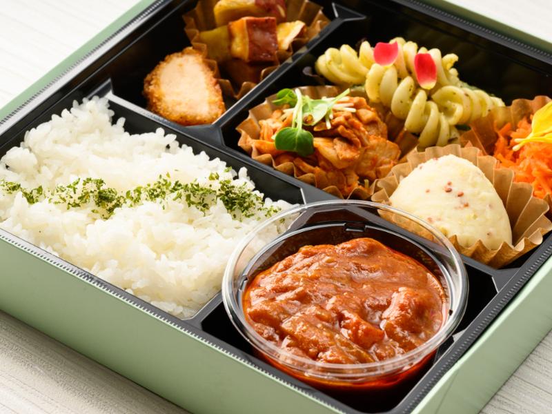 チキントマトカレーの洋風弁当