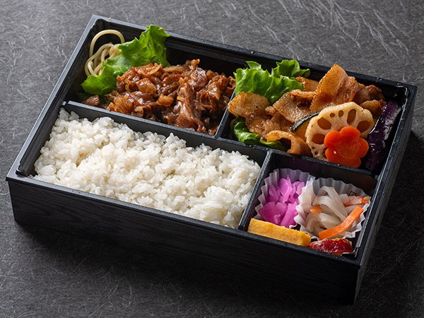 牛と豚の2種の焼肉弁当