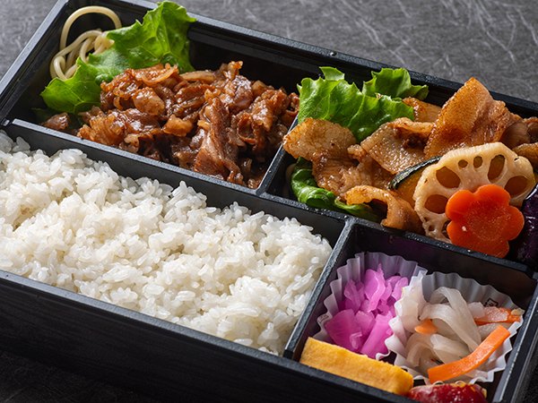 牛と豚の2種の焼肉弁当