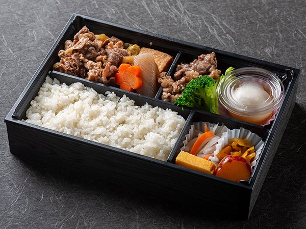 2色のすき焼き弁当