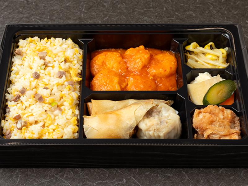エビチリと点心弁当