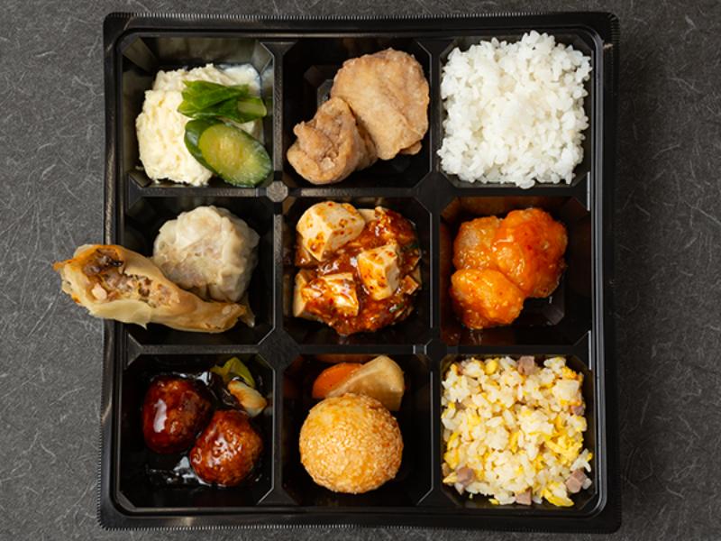 ９種のバラエティー弁当