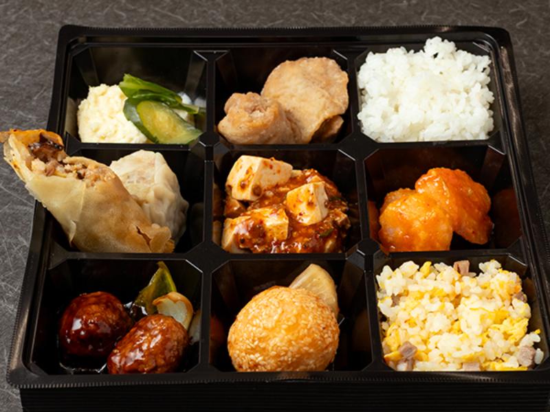 ９種のバラエティー弁当
